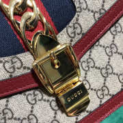 Gucci Sylvie shoulder Red bag leather 421882 - 5