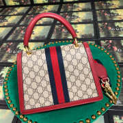 Gucci Queen Margaret small top handle bag in Red 476541 - 6