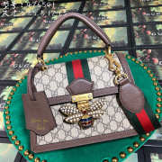 Gucci Queen Margaret small top handle bag in Brown 476541 - 6