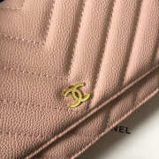 Chanel Flap Bag Calfskin Leather Pink with Gold Hardware - 2