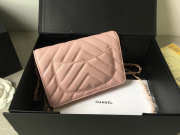 Chanel Flap Bag Calfskin Leather Pink with Gold Hardware - 4