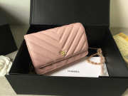 Chanel Flap Bag Calfskin Leather Pink with Gold Hardware - 6