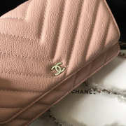 Chanel Flap Bag Calfskin Leather Pink with Silver Hardware - 2