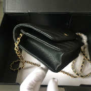 Chanel WOC Bag Calfskin Leather Black with Gold Hardware - 3