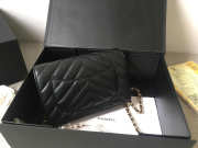 Chanel WOC Bag Calfskin Leather Black with Gold Hardware - 6