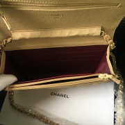 Chanel WOC Bag Calfskin Leather Apricot with Gold Hardware - 4