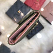 Chanel Plain Folding Green and Pink Wallets with Gold Hradware - 6