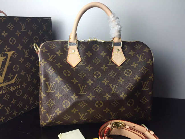 Louis Vuitton Monogram Speedy 30cm With Shoulder Strap Bag N40391 - 1