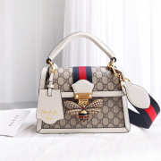 Gucci Queen Margaret Small Top Handle Bag In White 476541 - 1