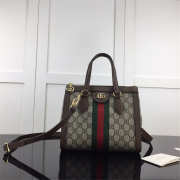 Gucci Ophidia small GG tote bag in Khaki 547551 - 1