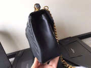 YSL Monogram Saint Laurent College Black Medium Bag with Gold Hardware - 3