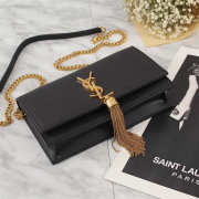 YSL Classic Calfskin Mini Chain Bag in Black with Gold Hardware 26817 - 6