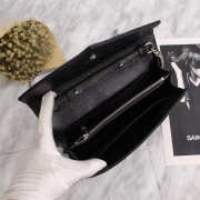 YSL Envelope Shoulder Bag in Black with Silver Harsare 26801 - 5