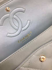 Chanel Flap Bag Caviar in Light Green 25cm with Gold Hardware - 2