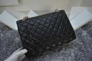 Chanel Lambskin Flap Bag in Black 30cm with Gold Hardware - 2