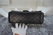 Chanel Lambskin Flap Bag in Black 33cm with Silver Hardware - 5