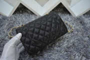 Chanel Flap Bag Caviar in Black 20cm with Gold Hardware - 3