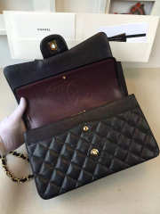 Chanel Flap Bag Caviar in Black 30cm with Gold Hardware - 2