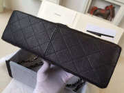 Chanel Flap Bag Caviar in Black 30cm with Silver Hardware - 5