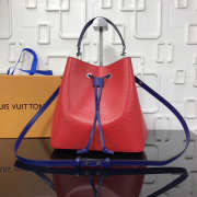 Louis Vuitton Lockme Bucket EPI Leather in Red - 2