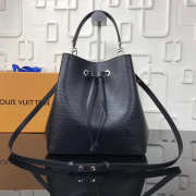 Louis Vuitton Lockme Bucket EPI Leather in Black - 5