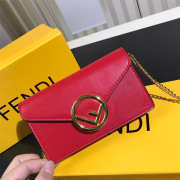 Fendi Original Calfskin Leather Pocket in Red - 5