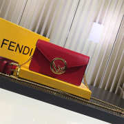 Fendi Original Calfskin Leather Pocket in Red - 3