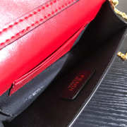 Fendi Original Calfskin Leather Pocket With Red - 3