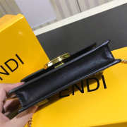 Fendi Original Calfskin Leather Pocket with Black - 5