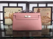 Hermes Mini Kelly Bag Sellier 22cm Pink - 1