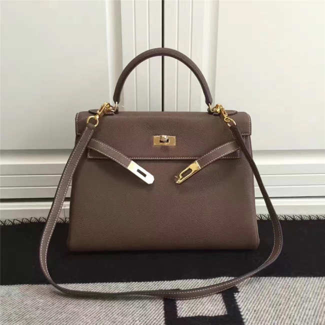 Hermes Kelly Mini leather handbag for women - 1