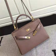 Hermes Kelly Mini leather handbag for women - 2