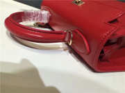 Hermes Kelly Leather handbag in Red - 3