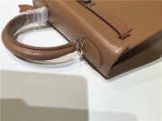 Hermes Kelly Leather Handbag Khaki - 5