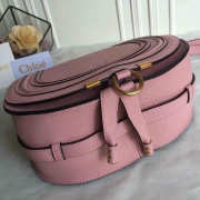 Chloe original calfskin crossbody saddle bag in Pink - 6