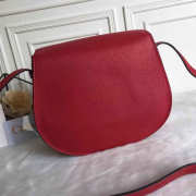 Chloe original calfskin crossbody saddle bag in Red - 2