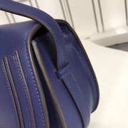 Chloe original calfskin crossbody saddle bag in Dark Blue - 3