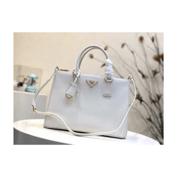 Prada Galleria Saffiano Leather Bag in White