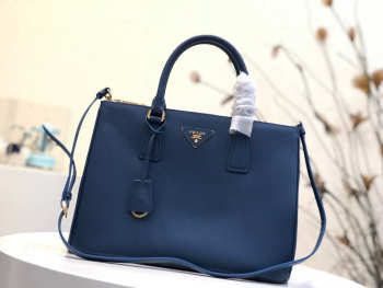 Prada Galleria Saffiano Leather Bag in Blue