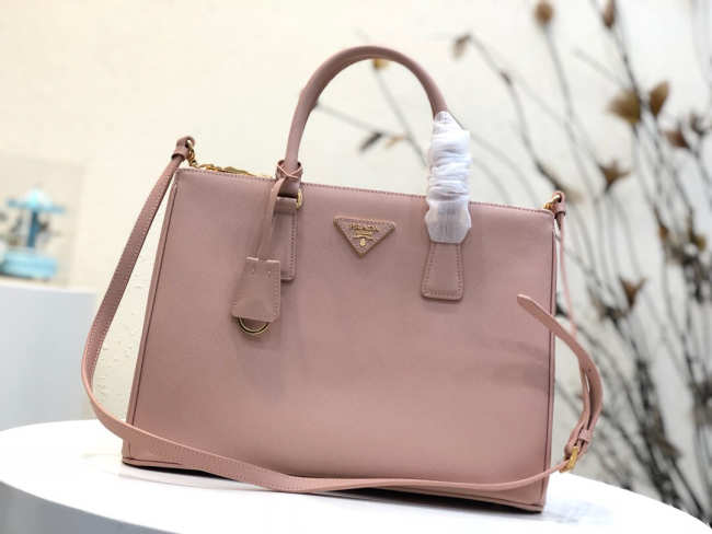 Prada Galleria Saffiano Leather Bag in Pink - 1