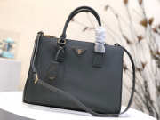 Prada Galleria Saffiano Leather Bag in Gray - 6