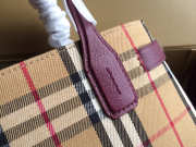 Burberry Tote Vintage Small Handbag in Purple - 5