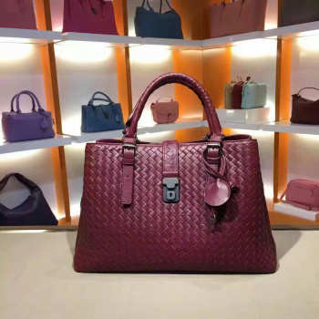 Bottega Veneta Wine Red Handbag 7453
