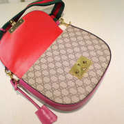 Gucci Padlock Leather shoulder bag for Women Rose Red - 6