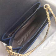 Chanel Calfskin Flap Bag A57560 Blue - 4