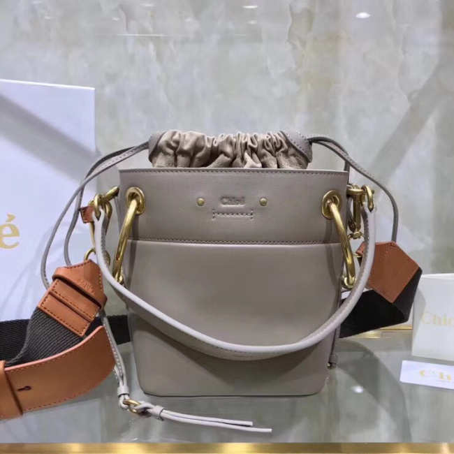 Chloe mini roy bucket bag in Gray - 1