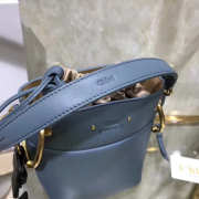 Chloe mini roy bucket bag in Blue - 6