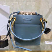 Chloe mini roy bucket bag in Blue - 2