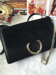 Chloe faye small shoulder bag in Black - 6