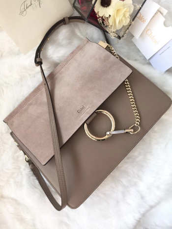 Chloe faye Large shoulder bag in Gray